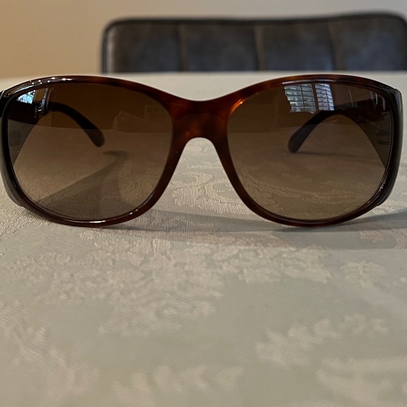 Prada Authentic Sunglasses Brown Wraps  Unisex   SPR 07G - Picture 1 of 9